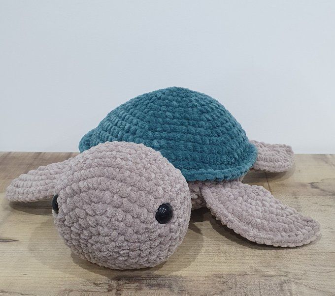 Grande tortue velours
