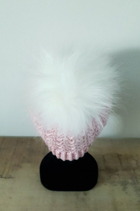 Bonnet croisé brillant