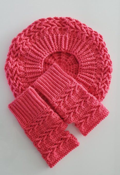 Ensemble béret et mitaines