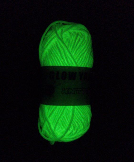 Coton phosphorescent