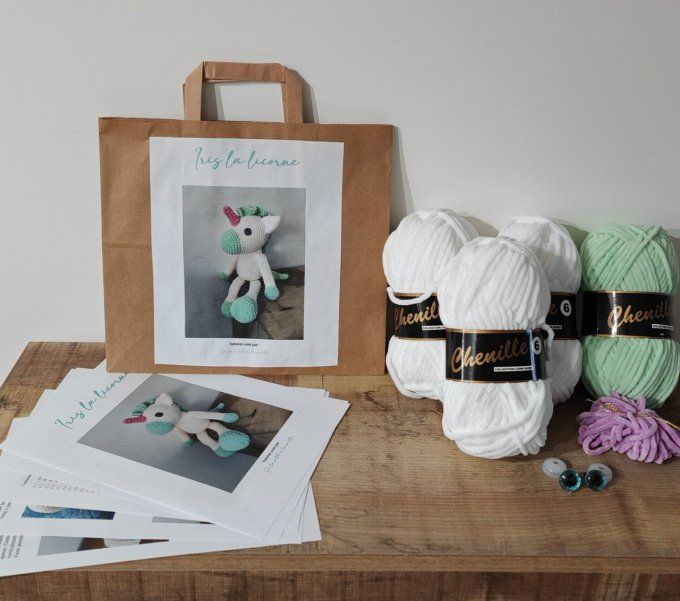Kit Iris la licorne (ou Jean le cheval)