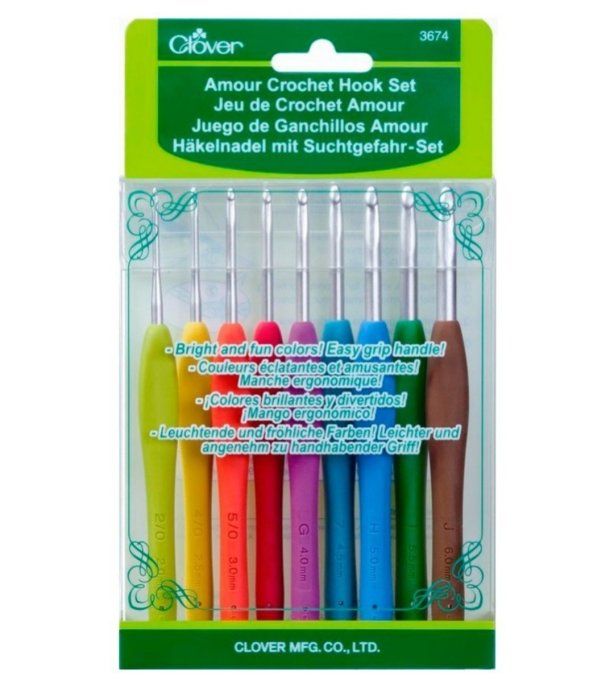 Set de crochet amour Clover
